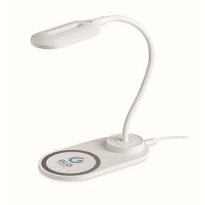 SATURN - bianco - UFFICIO - Midocean - Books Accessories, Luce Da Tavolo E Caricatore 10wmo6349, Office