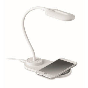 SATURN - bianco - UFFICIO - Midocean - Books Accessories, Luce Da Tavolo E Caricatore 10wmo6349, Office