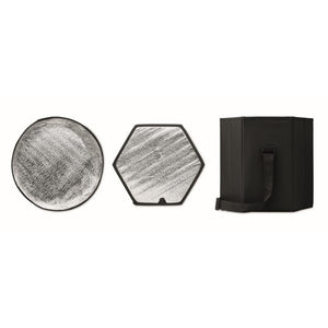 SEAT & DRINK - Nero - TEMPO LIBERO - Midocean - Camping & Picnic, Leisure, Sgabello/tavolo Pieghevole Mo6444