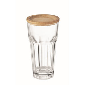 SEMPRE - Trasparente - CASA E VIVERE - Midocean - Bicchiere Con Tappo In Bamboo Mo6452, Glasses, Home & Living
