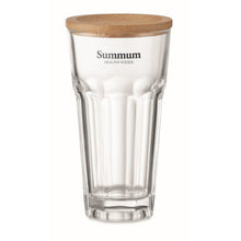 Carica l&#39;immagine nel visualizzatore di Gallery, SEMPRE - Trasparente - CASA E VIVERE - Midocean - Bicchiere Con Tappo In Bamboo Mo6452, Glasses, Home &amp; Living