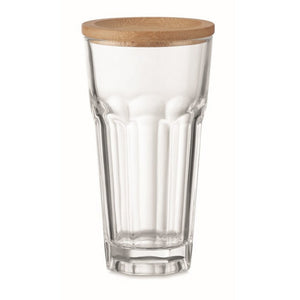 SEMPRE - Trasparente - CASA E VIVERE - Midocean - Bicchiere Con Tappo In Bamboo Mo6452, Glasses, Home & Living