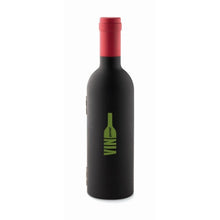 Carica l&#39;immagine nel visualizzatore di Gallery, SETTIE - Nero - CASA E VIVERE - Midocean - Home &amp; Living, Set Vino In Box Di Bottiglia Mo8999, Wine Accesories
