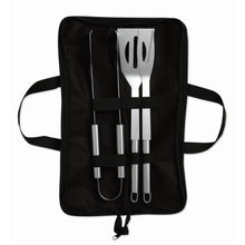 Carica l&#39;immagine nel visualizzatore di Gallery, SHAKES - Nero - TEMPO LIBERO - Midocean - Bbq Sets, Leisure, Set Accessori Per Barbecue Mo8290