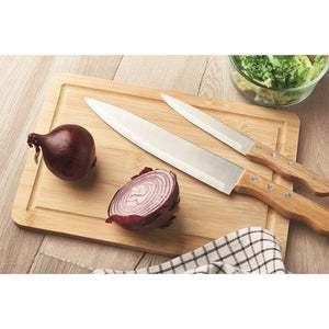 SHARP CHEF - Legna - CASA E VIVERE - Midocean - Home & Living, Kitchen Accesories, Set Tagliere E Coltelli Mo6298