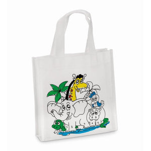SHOOPIE - bianco - BORSE E VIAGGIO - Midocean - Bags & Travel, Mini Borsa Shopper Da Colorare Mo8922, Shopping Bag
