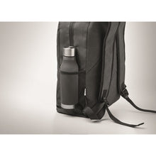 Carica l&#39;immagine nel visualizzatore di Gallery, SIENA - Nero - BORSE E VIAGGIO - Midocean - Backpack/rucksack, Bags &amp; Travel, Zaino In Rpet 600d 2 Toni Mo6515
