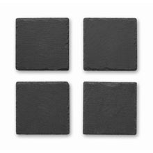 Carica l&#39;immagine nel visualizzatore di Gallery, SLATE4 - Nero - CASA E VIVERE - Midocean - Home &amp; Living, Kitchen Accesories, Sottobicchieri Con Base In Eva Mo9124