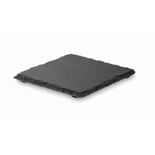 Carica l&#39;immagine nel visualizzatore di Gallery, SLATE4 - Nero - CASA E VIVERE - Midocean - Home &amp; Living, Kitchen Accesories, Sottobicchieri Con Base In Eva Mo9124