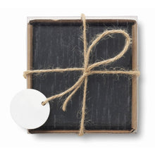 Carica l&#39;immagine nel visualizzatore di Gallery, SLATE4 - Nero - CASA E VIVERE - Midocean - Home &amp; Living, Kitchen Accesories, Sottobicchieri Con Base In Eva Mo9124