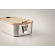 Carica l&#39;immagine nel visualizzatore di Gallery, SONABOX - Legna - CASA E VIVERE - Midocean - Home &amp; Living, Kitchen Accesories, Portapranzo In Acciaio Inox Mo6301
