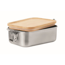Carica l&#39;immagine nel visualizzatore di Gallery, SONABOX - Legna - CASA E VIVERE - Midocean - Home &amp; Living, Kitchen Accesories, Portapranzo In Acciaio Inox Mo6301