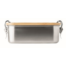 Carica l&#39;immagine nel visualizzatore di Gallery, SONABOX - Legna - CASA E VIVERE - Midocean - Home &amp; Living, Kitchen Accesories, Portapranzo In Acciaio Inox Mo6301