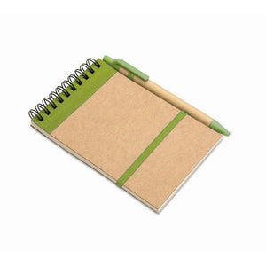 SONORA - Lime - UFFICIO - Midocean - Blocnotes In Carta Riciclata It3789, Notebooks / Notepads, Office