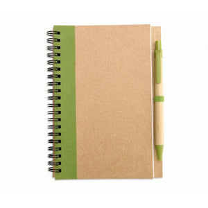 SONORA PLUS - Lime - UFFICIO - Midocean - Blocnotes Carta Riciclata It3775, Notebooks / Notepads, Office