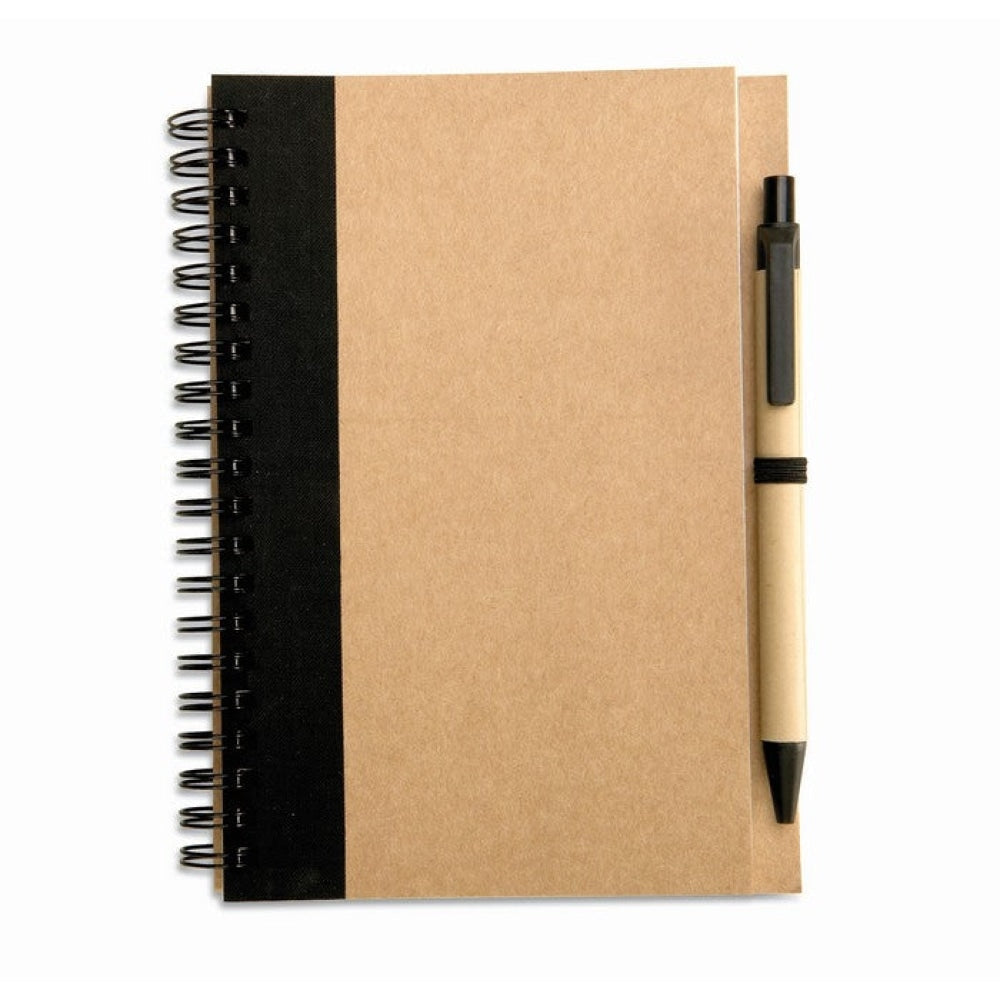 SONORA PLUS - Nero - UFFICIO - Midocean - Blocnotes Carta Riciclata It3775, Notebooks / Notepads, Office