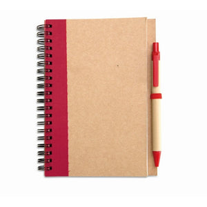 SONORA PLUS - rosso - UFFICIO - Midocean - Blocnotes Carta Riciclata It3775, Notebooks / Notepads, Office