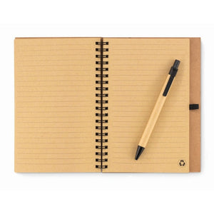 SONORA PLUSCORK - Nero - UFFICIO - Midocean - Notebook In Sughero C/penna Mo9859, Notebooks / Notepads, Office