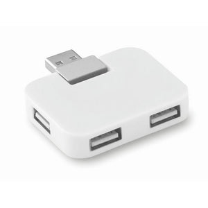SQUARE - bianco - UFFICIO - Midocean - Computer Accesories, Multipresa Usb Mo8930, Office