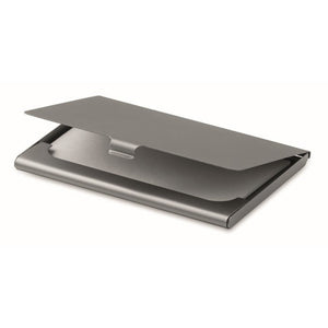STANWELL - Argento opaco - UFFICIO - Midocean - Business Card Holder, Office, Porta Biglietti Da Visita Kc2206