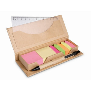 STIBOX - Beige - UFFICIO - Midocean - Desk Items, Office, Set Penna In Custodia Cartone Mo7756