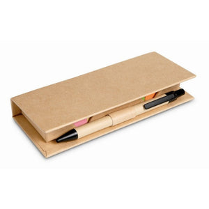STIBOX - Beige - UFFICIO - Midocean - Desk Items, Office, Set Penna In Custodia Cartone Mo7756