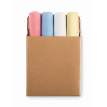 Carica l&#39;immagine nel visualizzatore di Gallery, STREET - Beige - SCRIVERE - Midocean - Pencil, Set 4 Gessi Colorati Mo8929, Writing