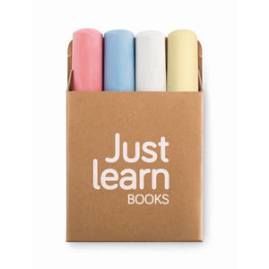 STREET - Beige - SCRIVERE - Midocean - Pencil, Set 4 Gessi Colorati Mo8929, Writing