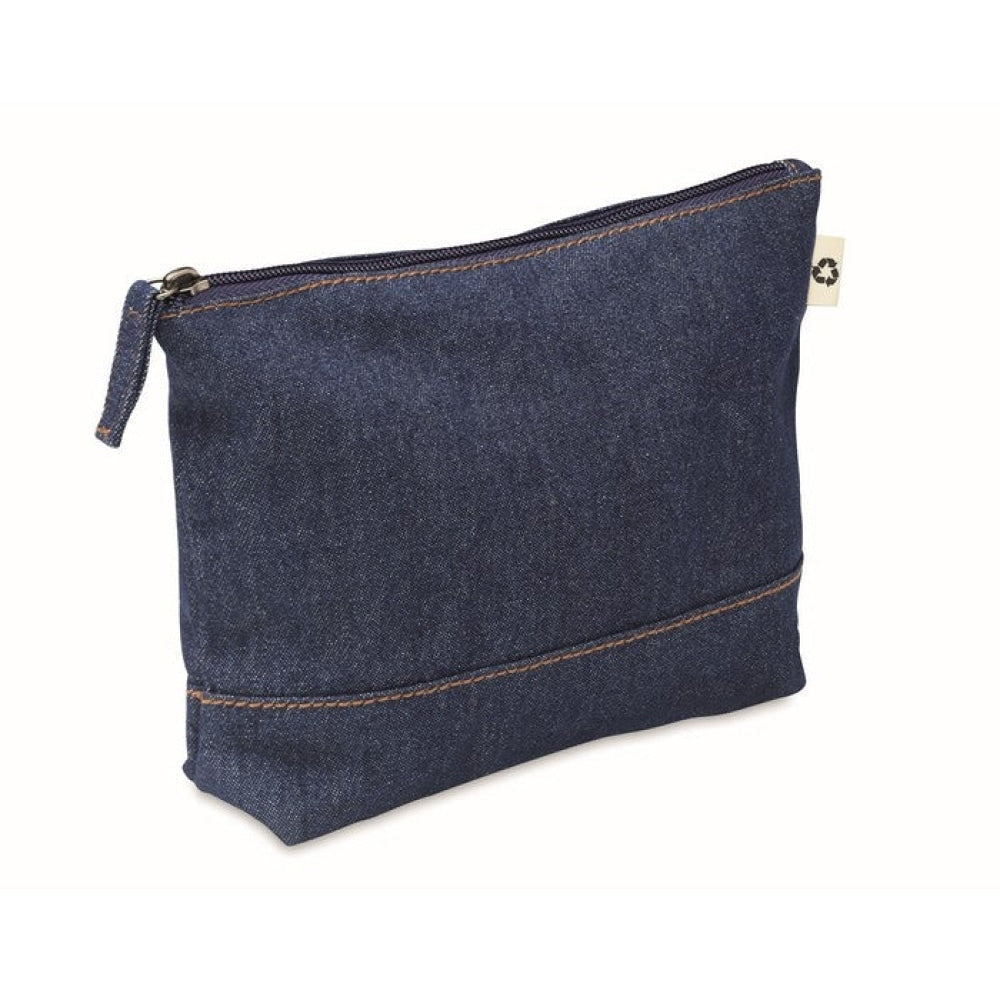 STYLE POUCH - Blu - BORSE E VIAGGIO - Midocean - Bags & Travel, Cosmetic / Beauty Ca, Trousse In Denim Riciclato Mo6421