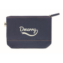 Carica l&#39;immagine nel visualizzatore di Gallery, STYLE POUCH - Blu - BORSE E VIAGGIO - Midocean - Bags &amp; Travel, Cosmetic / Beauty Ca, Trousse In Denim Riciclato Mo6421