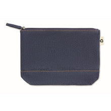 Carica l&#39;immagine nel visualizzatore di Gallery, STYLE POUCH - Blu - BORSE E VIAGGIO - Midocean - Bags &amp; Travel, Cosmetic / Beauty Ca, Trousse In Denim Riciclato Mo6421