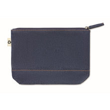 Carica l&#39;immagine nel visualizzatore di Gallery, STYLE POUCH - Blu - BORSE E VIAGGIO - Midocean - Bags &amp; Travel, Cosmetic / Beauty Ca, Trousse In Denim Riciclato Mo6421