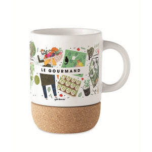 SUBCORK - bianco - CASA E VIVERE - Midocean - Cups, Home & Living, Tazza In Ceramica Mo6323