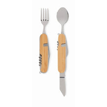 Carica l&#39;immagine nel visualizzatore di Gallery, SUBETE - Legna - TEMPO LIBERO - Midocean - Camping &amp; Picnic, Leisure, Posate Multifunzione Mo6473