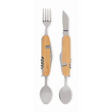 Carica l&#39;immagine nel visualizzatore di Gallery, SUBETE - Legna - TEMPO LIBERO - Midocean - Camping &amp; Picnic, Leisure, Posate Multifunzione Mo6473