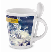 Carica l&#39;immagine nel visualizzatore di Gallery, SUBLIMKONIK - bianco - CASA E VIVERE - Midocean - Cups, Home &amp; Living, Tazza E Cucchiaino In Porcella Mo8442