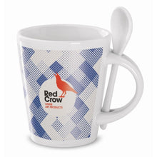 Carica l&#39;immagine nel visualizzatore di Gallery, SUBLIMKONIK - bianco - CASA E VIVERE - Midocean - Cups, Home &amp; Living, Tazza E Cucchiaino In Porcella Mo8442