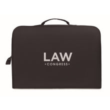 Carica l&#39;immagine nel visualizzatore di Gallery, TALOR - Nero - BORSE E VIAGGIO - Midocean - Bags &amp; Travel, Document / Conferenc, Portadocumenti Chiusura A Zip Kc6998