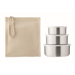 TEMPLE - Beige - CASA E VIVERE - Midocean - Home & Living, Kitchen Accesories, Set Porta Pranzo Mo6477