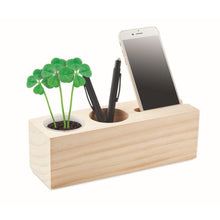 Carica l&#39;immagine nel visualizzatore di Gallery, THILA - Legna - TEMPO LIBERO - Midocean - Leisure, Plant, Stand Scrivania Con Kit Di Semimo6408
