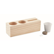 Carica l&#39;immagine nel visualizzatore di Gallery, THILA - Legna - TEMPO LIBERO - Midocean - Leisure, Plant, Stand Scrivania Con Kit Di Semimo6408