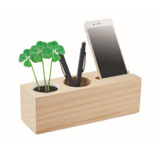 Carica l&#39;immagine nel visualizzatore di Gallery, THILA - Legna - TEMPO LIBERO - Midocean - Leisure, Plant, Stand Scrivania Con Kit Di Semimo6408
