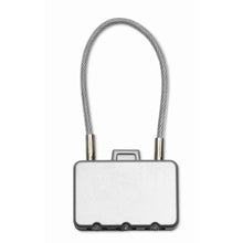 Carica l&#39;immagine nel visualizzatore di Gallery, THREECODE - Argento opaco - BORSE E VIAGGIO - Midocean - Bags &amp; Travel, Lucchetto A Forma Di Valigia Mo8354, Travel Accesories