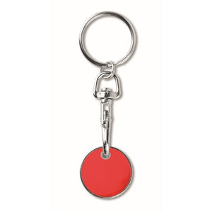 TOKENRING - rosso - PREMI - Midocean - Key Rings / Chains /, Portachiavi Con Gettone Mo9748, Premiums