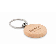 Carica l&#39;immagine nel visualizzatore di Gallery, TOTY WOOD - Legna - PREMI - Midocean - Key Rings / Chains /, Portachiavi Rotondo In Legno Mo9773, Premiums