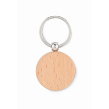 Carica l&#39;immagine nel visualizzatore di Gallery, TOTY WOOD - Legna - PREMI - Midocean - Key Rings / Chains /, Portachiavi Rotondo In Legno Mo9773, Premiums