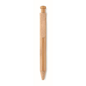 TOYAMA - arancia - SCRIVERE - Midocean - Pen, Penna A Sfera In Bamboo Mo9481, Writing