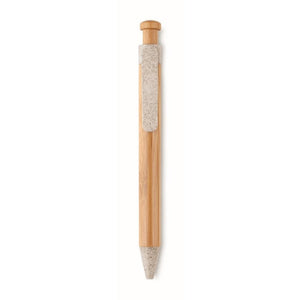 TOYAMA - Beige - SCRIVERE - Midocean - Pen, Penna A Sfera In Bamboo Mo9481, Writing