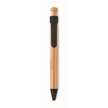 Carica l&#39;immagine nel visualizzatore di Gallery, TOYAMA - Nero - SCRIVERE - Midocean - Pen, Penna A Sfera In Bamboo Mo9481, Writing