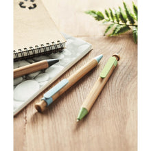 Carica l&#39;immagine nel visualizzatore di Gallery, TOYAMA - SCRIVERE - Midocean - Pen, Penna A Sfera In Bamboo Mo9481, Writing